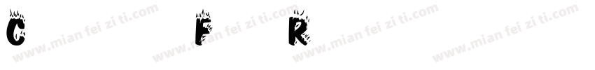 CracklingFire Regular字体转换